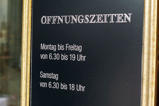 Denke an das Aufhören!