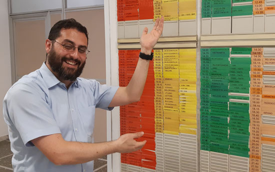 Der Schweizer Mario Galgano arbeitet in Rom für Vatican News, früher Radio Vatikan
