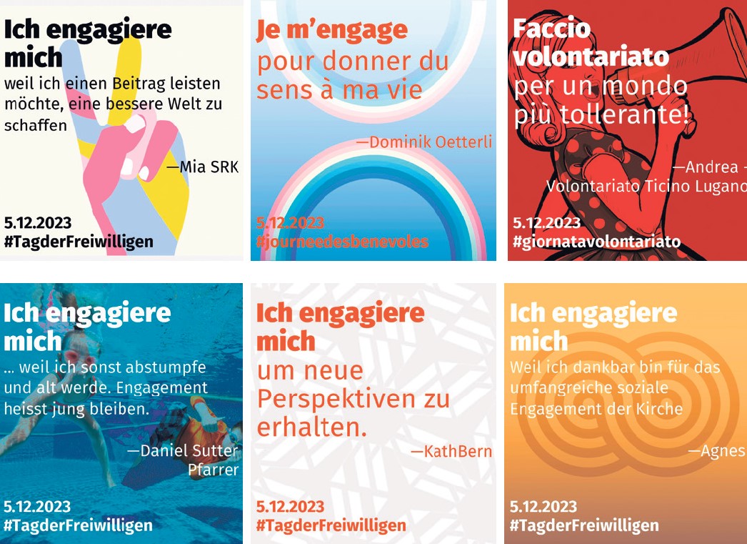 Freiwillig, unentgeltlich, unverzichtbar