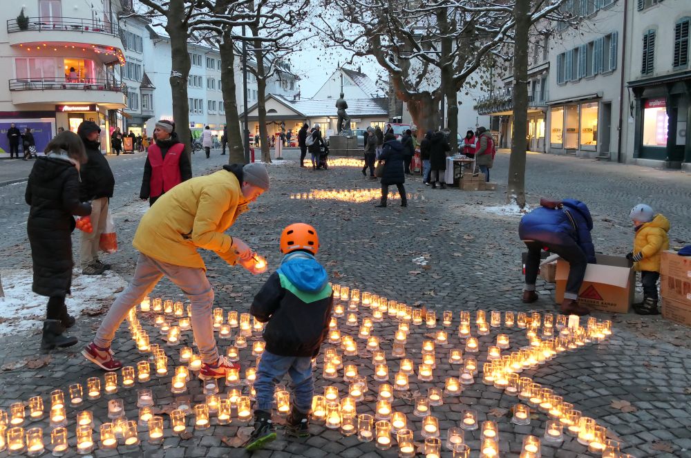 Arme Menschen nicht vergessen