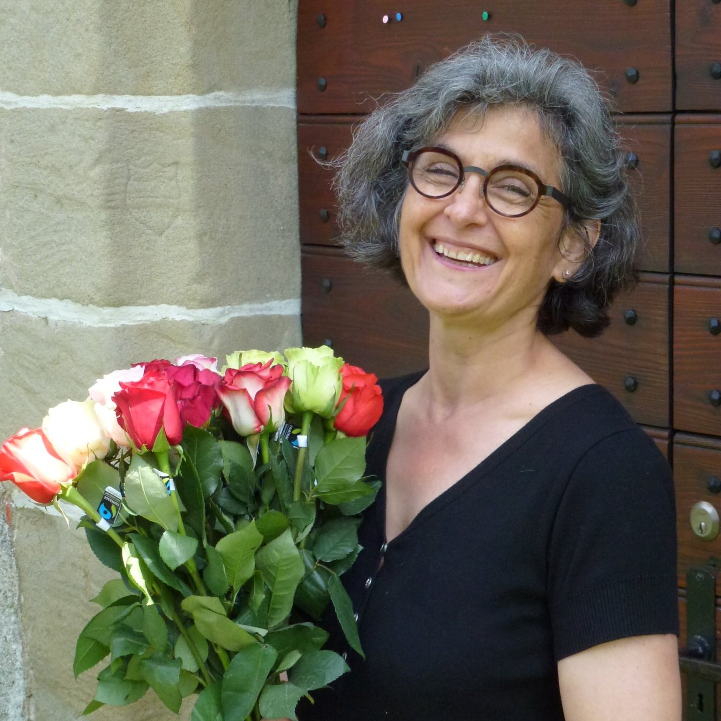 Blumen als Zeichen gegen den Hunger